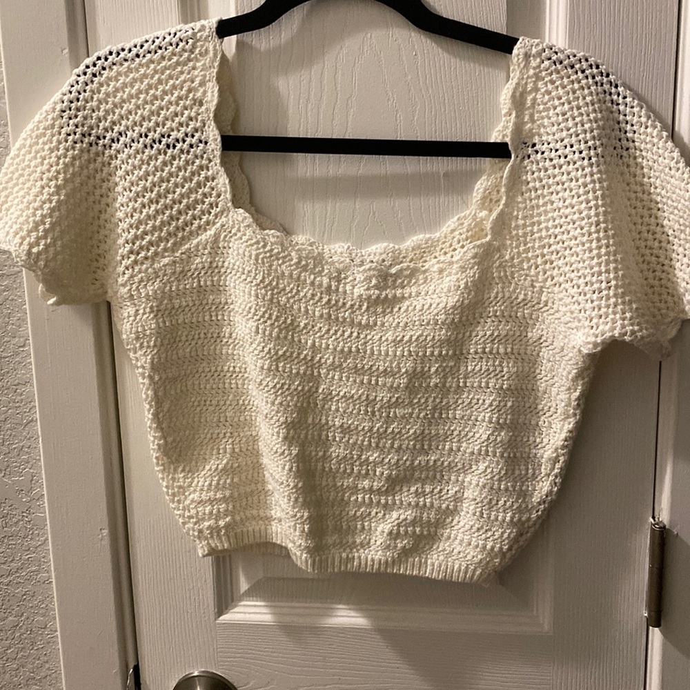 Abercrombie and Fitch crochet top